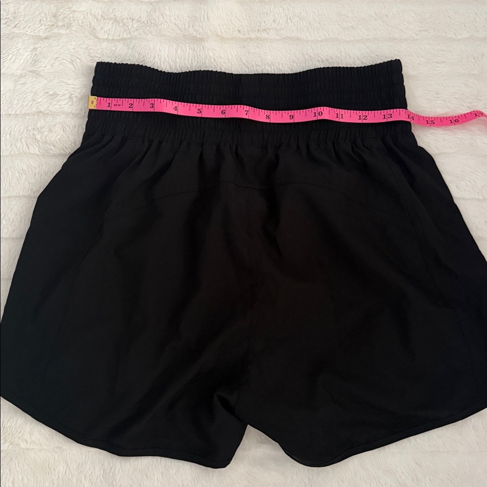 BMJL Women's Athletic Shorts High Waisted Running Short Pocket 2.5" Black Size M - Picture 4 of 4